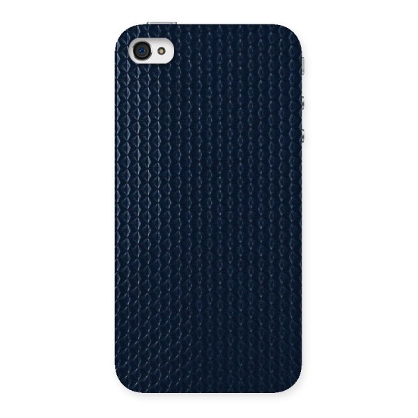 Blue Pattern Back Case for iPhone 4 4s