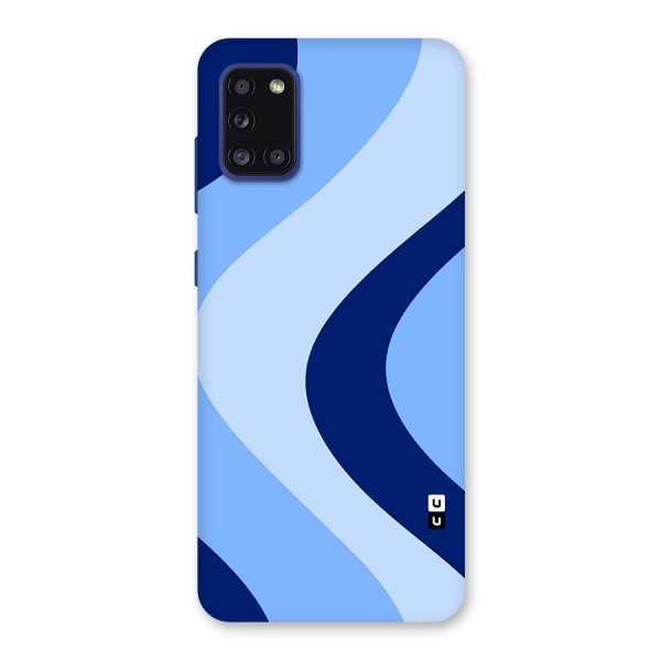 Blue Shade Curves Back Case for Galaxy A31