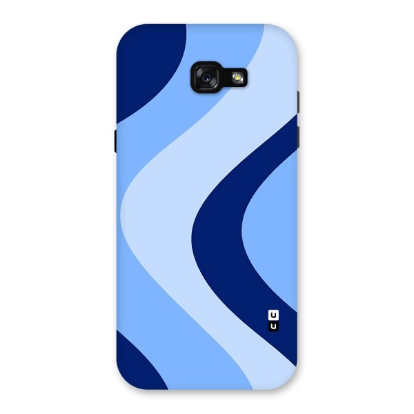 Blue Shade Curves Back Case for Galaxy A7 (2017)