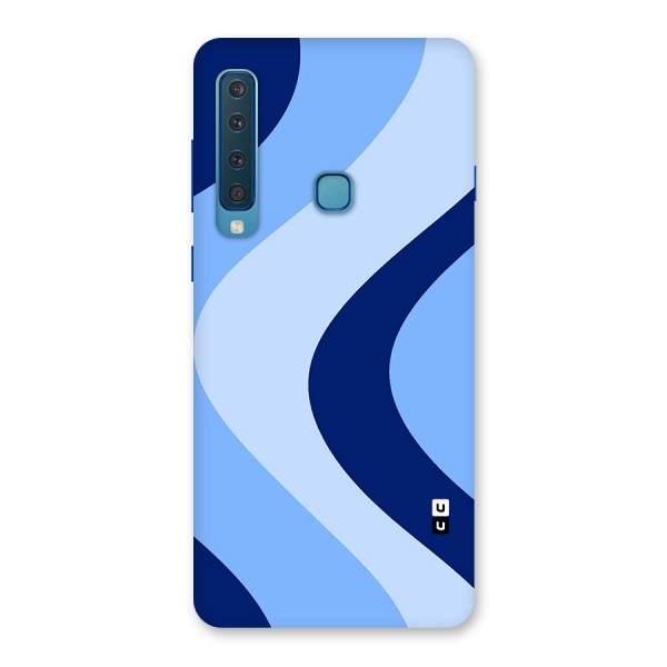 Blue Shade Curves Back Case for Galaxy A9 (2018)