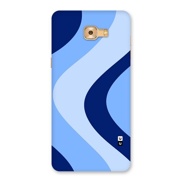 Blue Shade Curves Back Case for Galaxy C9 Pro