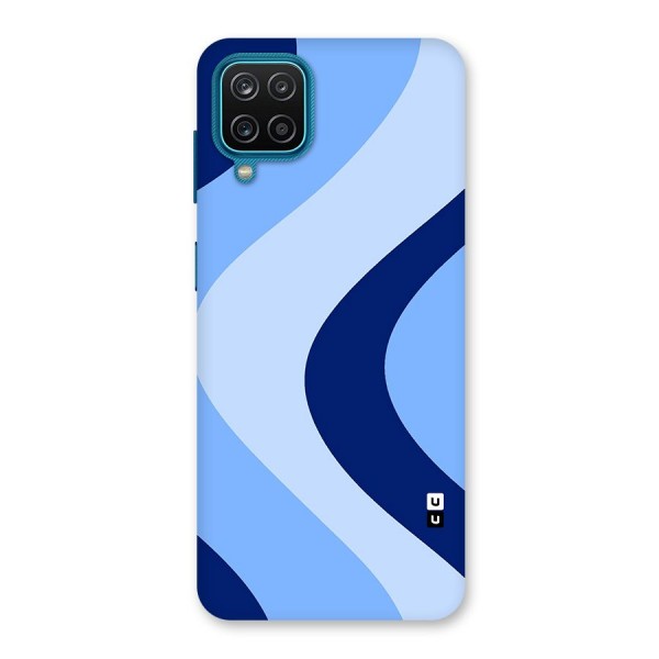 Blue Shade Curves Back Case for Galaxy F12