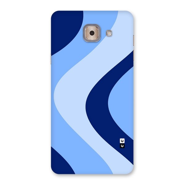 Blue Shade Curves Back Case for Galaxy J7 Max