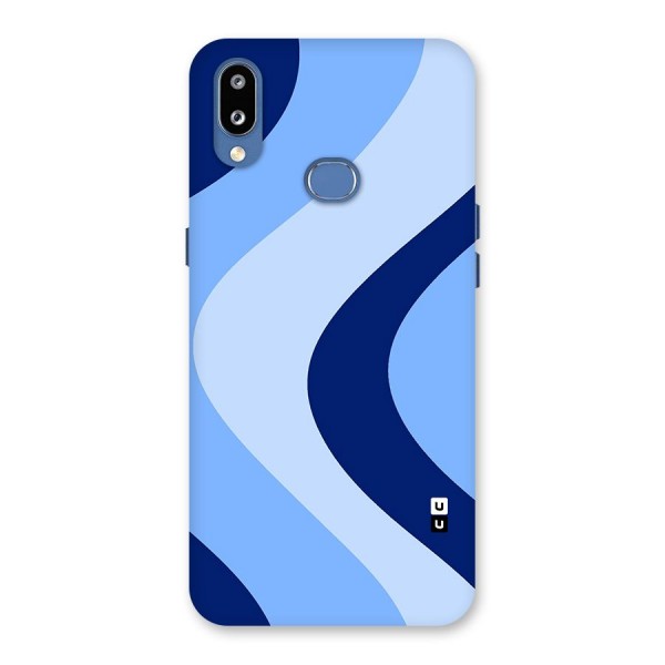 Blue Shade Curves Back Case for Galaxy M01s