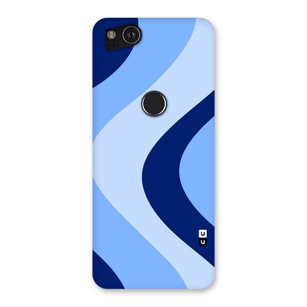 Blue Shade Curves Back Case for Google Pixel 2