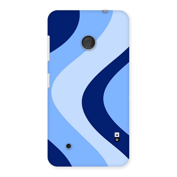 Blue Shade Curves Back Case for Lumia 530