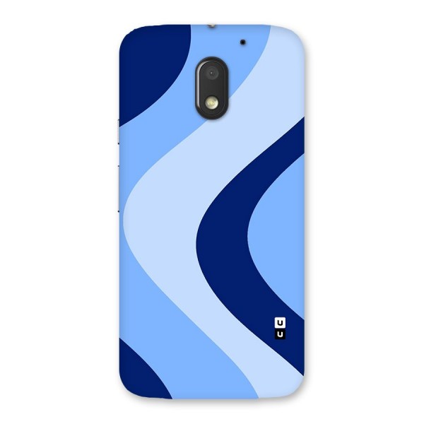 Blue Shade Curves Back Case for Moto E3 Power