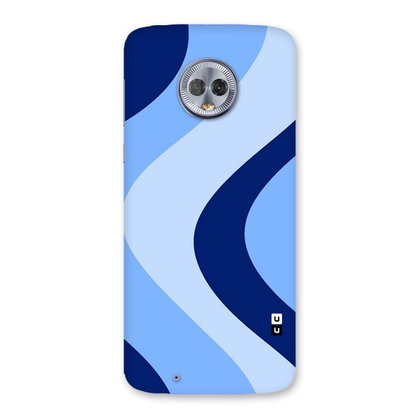 Blue Shade Curves Back Case for Moto G6