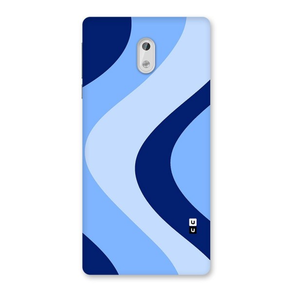 Blue Shade Curves Back Case for Nokia 3