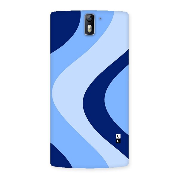 Blue Shade Curves Back Case for One Plus One