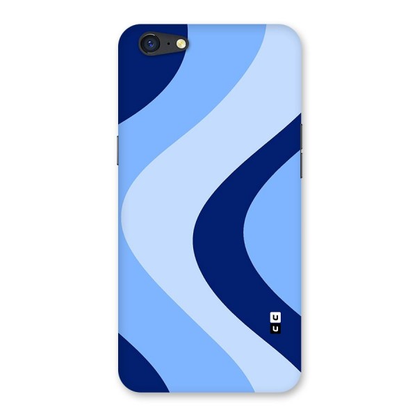 Blue Shade Curves Back Case for Oppo A71