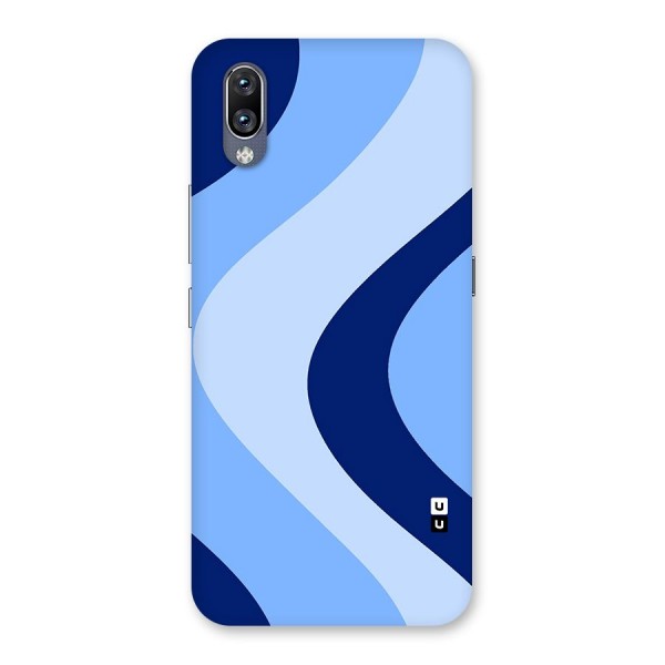 Blue Shade Curves Back Case for Vivo NEX