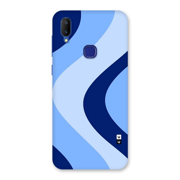 Blue Shade Curves Back Case for Vivo V11