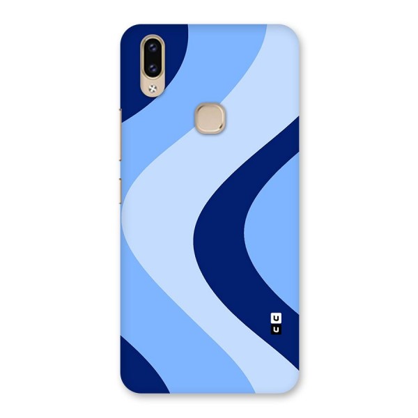 Blue Shade Curves Back Case for Vivo V9