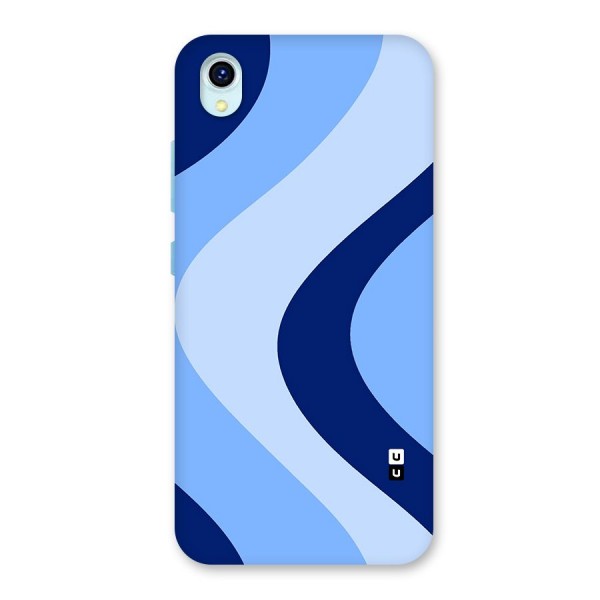 Blue Shade Curves Back Case for Vivo Y1s