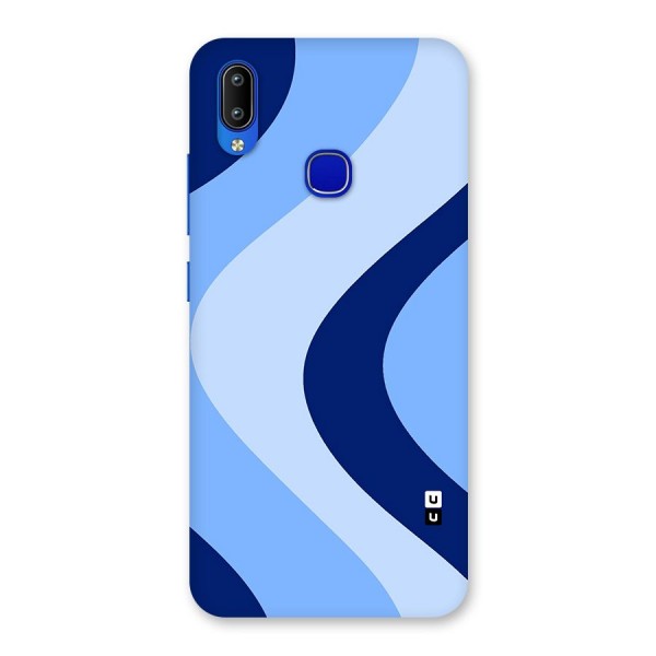 Blue Shade Curves Back Case for Vivo Y91