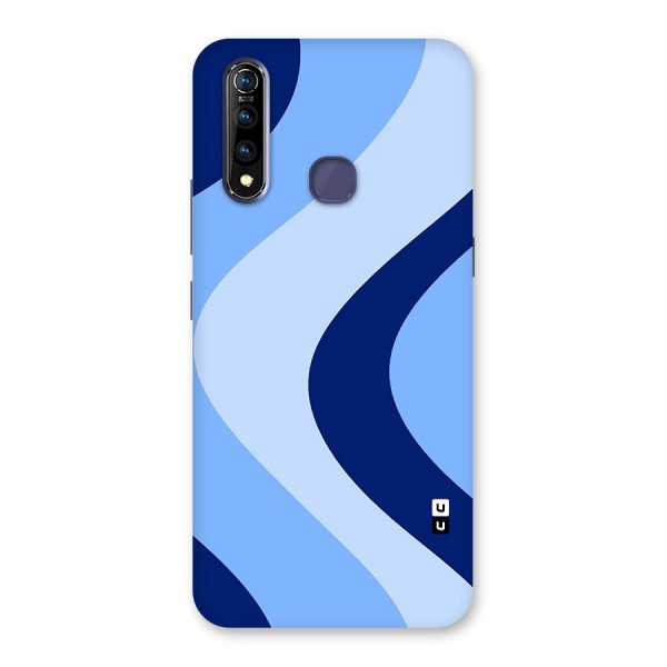 Blue Shade Curves Back Case for Vivo Z1 Pro