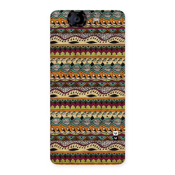 Bohemian Style Aztec Art Back Case for Canvas Knight A350