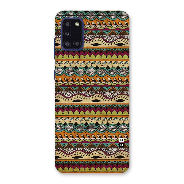 Bohemian Style Aztec Art Back Case for Galaxy A31