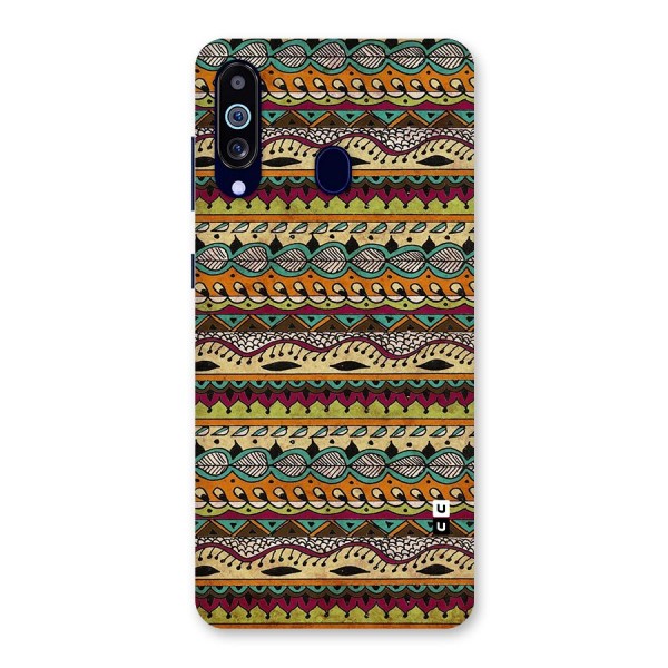 Bohemian Style Aztec Art Back Case for Galaxy A60