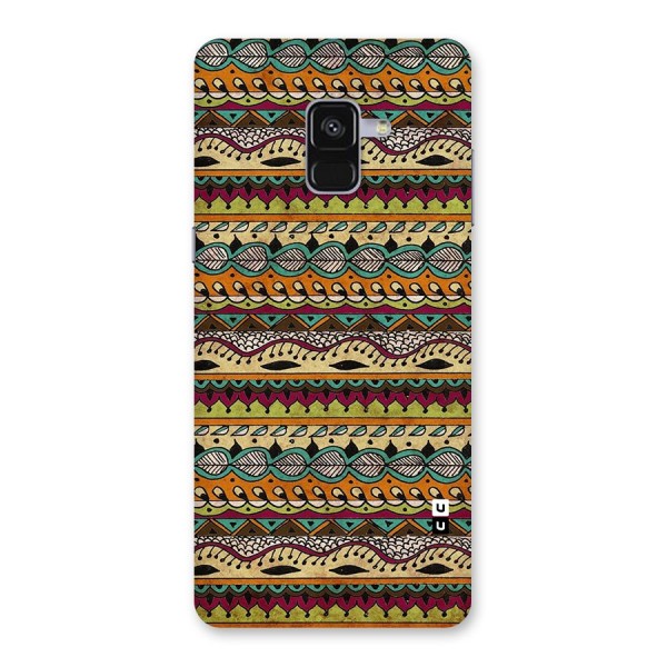 Bohemian Style Aztec Art Back Case for Galaxy A8 Plus