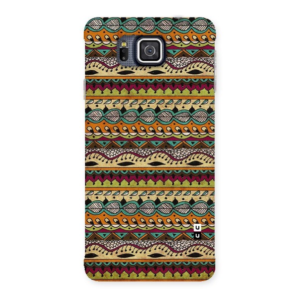 Bohemian Style Aztec Art Back Case for Galaxy Alpha