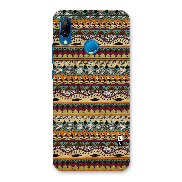 Bohemian Style Aztec Art Back Case for Huawei P20 Lite