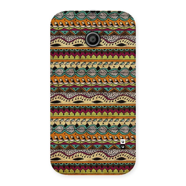 Bohemian Style Aztec Art Back Case for Moto E