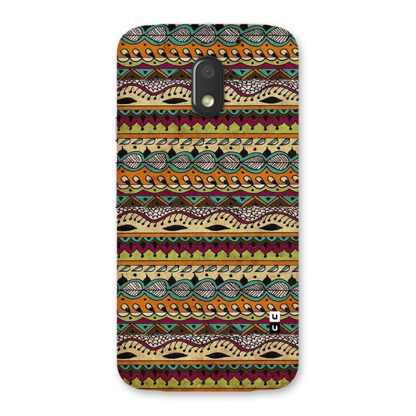 Bohemian Style Aztec Art Back Case for Moto E3 Power