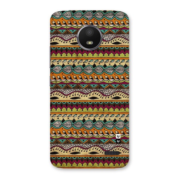 Bohemian Style Aztec Art Back Case for Moto E4