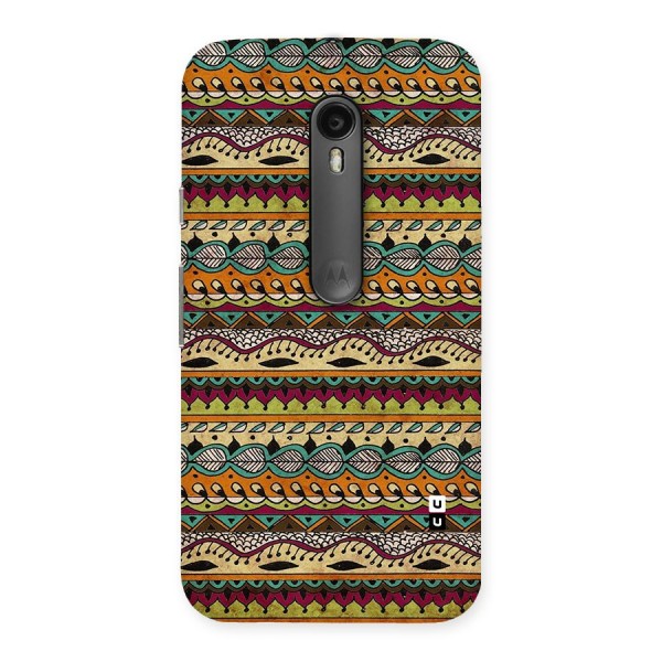 Bohemian Style Aztec Art Back Case for Moto G3