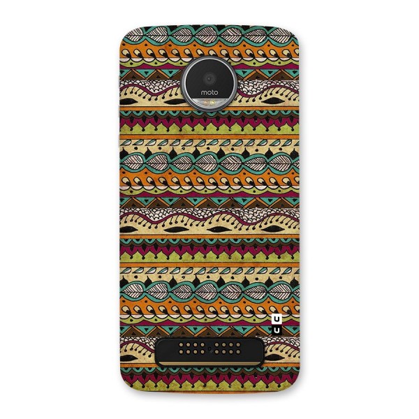 Bohemian Style Aztec Art Back Case for Moto Z Play