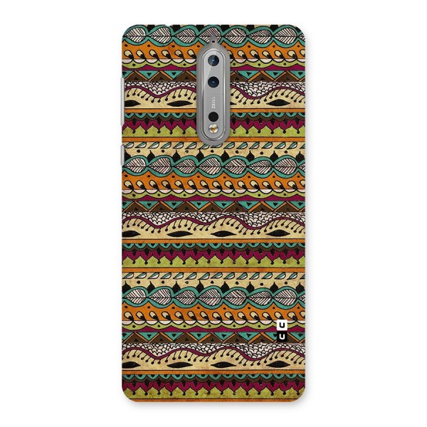 Bohemian Style Aztec Art Back Case for Nokia 8