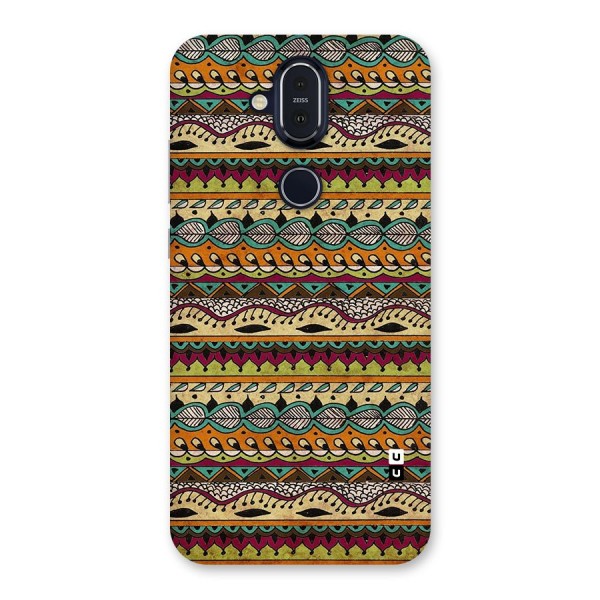 Bohemian Style Aztec Art Back Case for Nokia 8.1