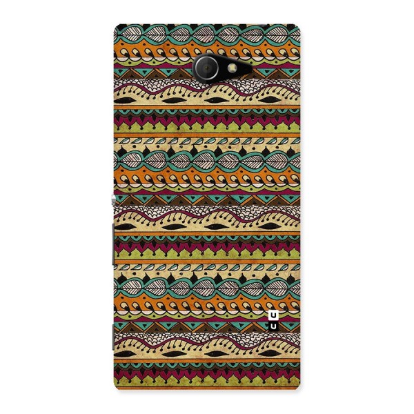 Bohemian Style Aztec Art Back Case for Sony Xperia M2