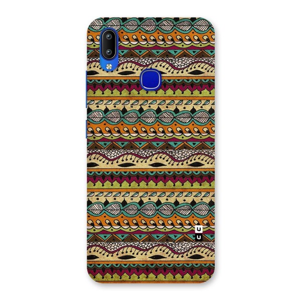 Bohemian Style Aztec Art Back Case for Vivo Y91