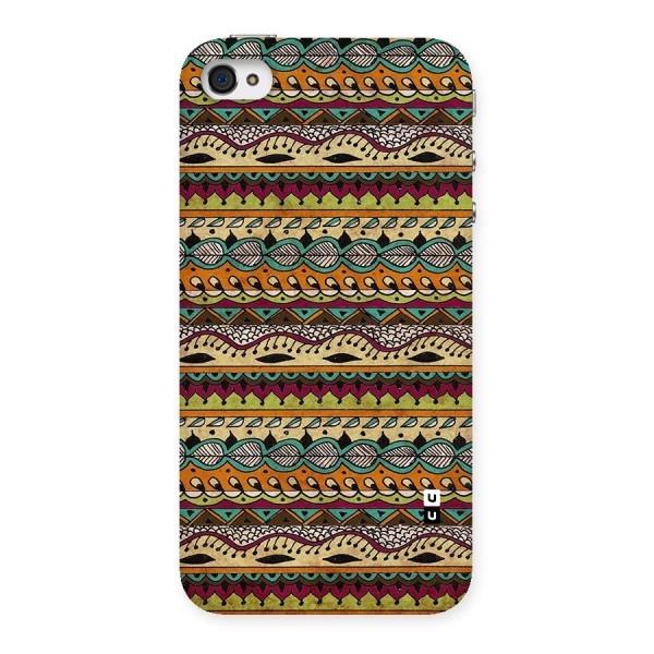 Bohemian Style Aztec Art Back Case for iPhone 4 4s