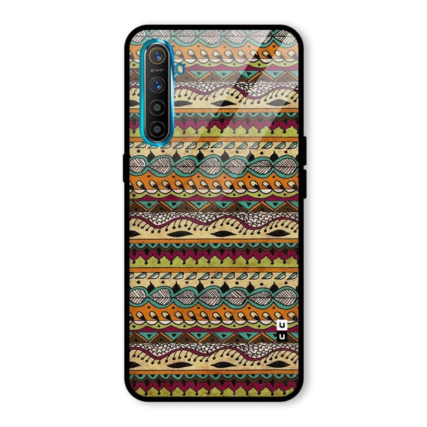 Bohemian Style Aztec Art Glass Back Case for Realme XT