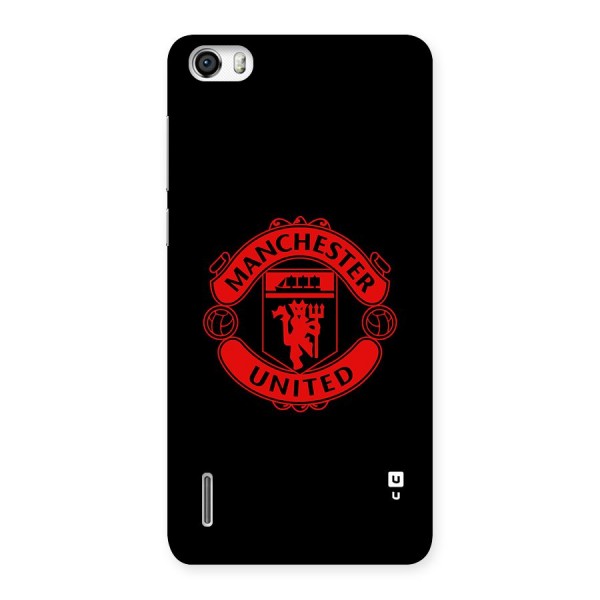 Bold Mancheter United Back Case for Honor 6