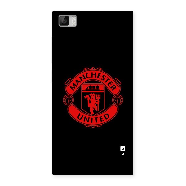 Bold Mancheter United Back Case for Mi3