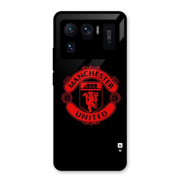 Bold Mancheter United Glass Back Case for Mi 11 Ultra