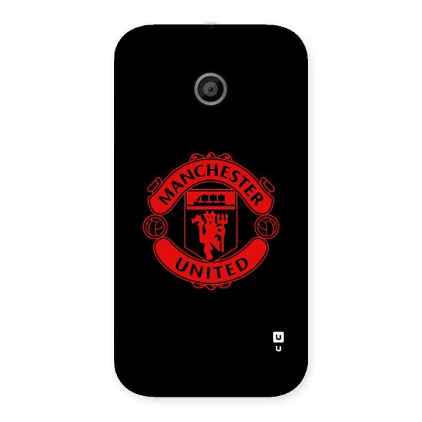 Bold Mancheter United Back Case for Moto E