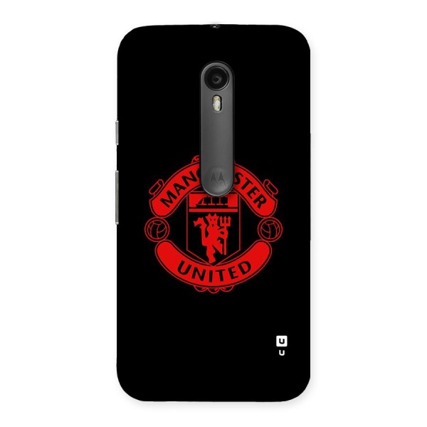 Bold Mancheter United Back Case for Moto G3