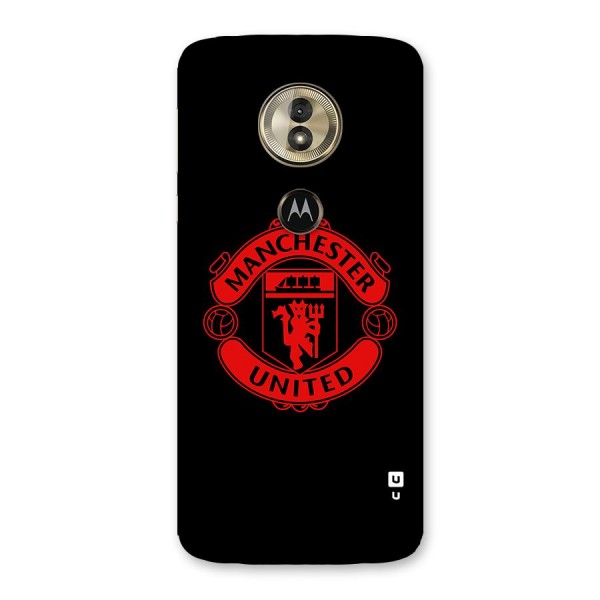 Bold Mancheter United Back Case for Moto G6 Play