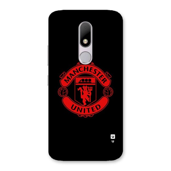 Bold Mancheter United Back Case for Moto M