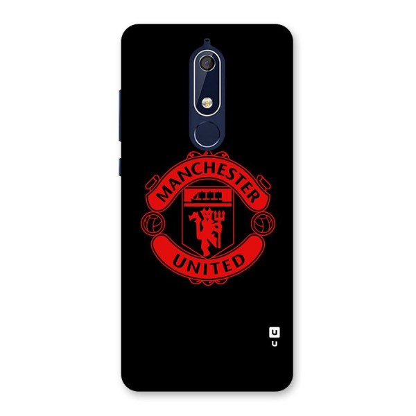 Bold Mancheter United Back Case for Nokia 5.1