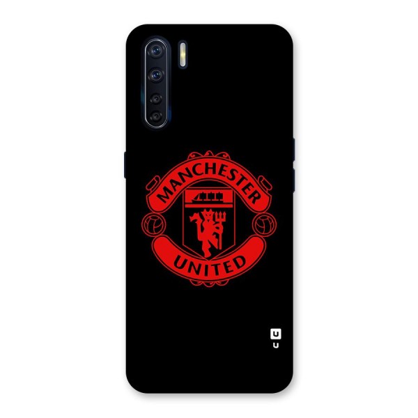 Bold Mancheter United Glass Back Case for Oppo F15