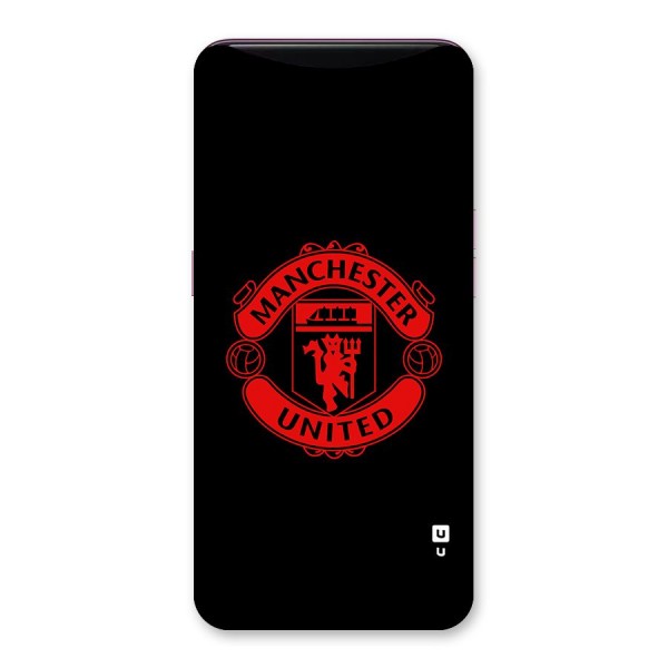 Bold Mancheter United Back Case for Oppo Find X