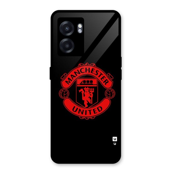 Bold Mancheter United Glass Back Case for Oppo K10 (5G)