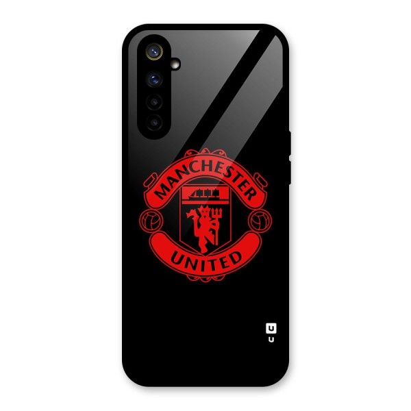 Bold Mancheter United Glass Back Case for Realme 6